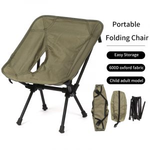 Lightweight Outdoor Folding Chair – Portable Camping & Fishing Seat (Kids & Adults)