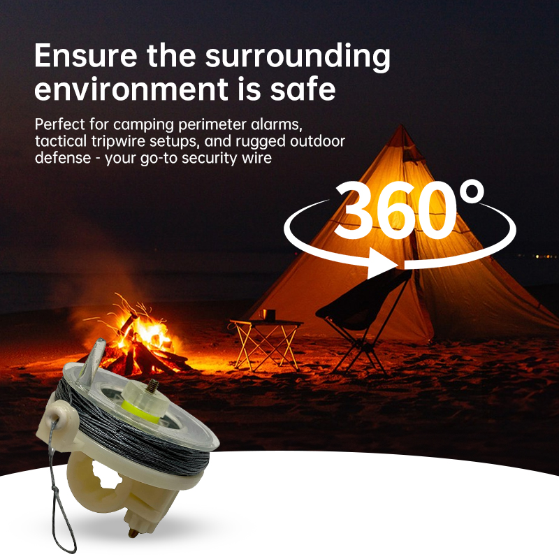 Perimeter alarm trigger lines (including camping ones) and weather-resistant early warning security systems for camping barns. - Image 5