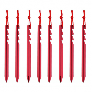 Shinetrip 6pcs/lot adjustable touch point aluminum alloy tent pegs Multi tooth Super light stake camping tent accessories