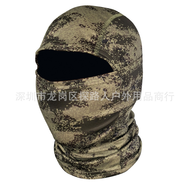 Camouflage Headgear Outdoor Riding Mask Hiking Mountaineering Sunscreen Sunshade Cold-Proof Quick-Drying Perspiration Mask - Image 3