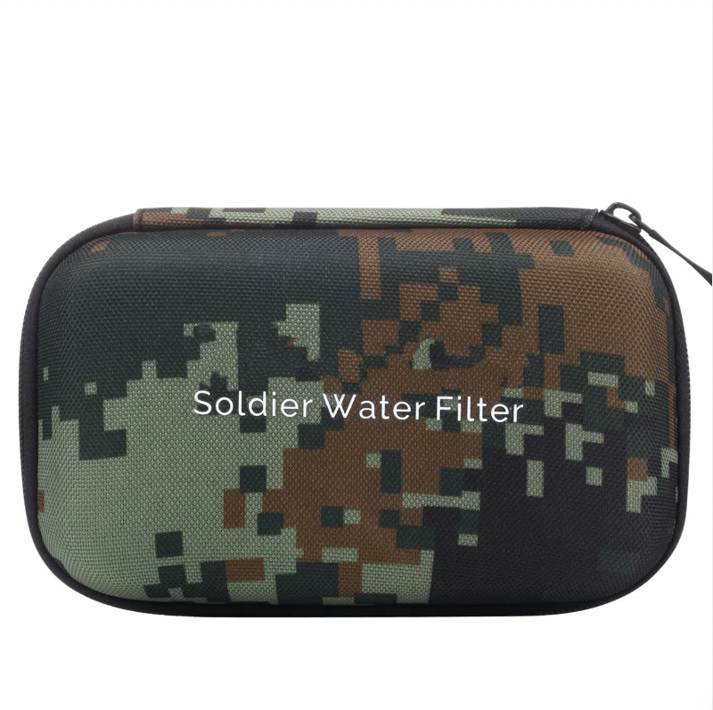 Outdoor water purifier, wilderness survival emergency rescue water filter, camping portable pump filter - Image 2
