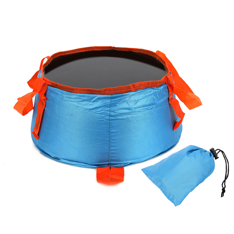 Outdoor Folding Bucket, Portable Water Tank, Large Capacity Water Storage Bag, Mountain Camping, Travel, Washbasin - Image 2