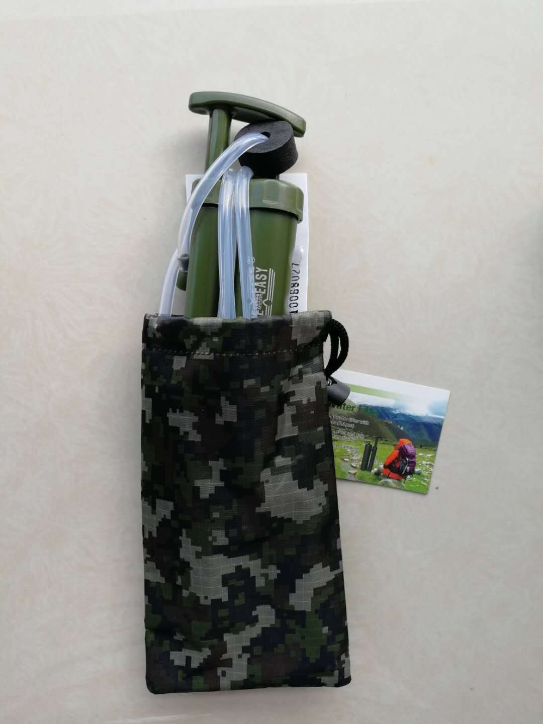 Outdoor water purifier, wilderness survival emergency rescue water filter, camping portable pump filter - Image 6